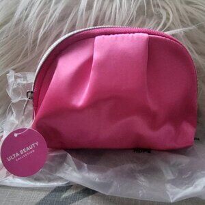 NEW - Ulta Beauty Collection 9-Piece Eyeshadow Makeup Set Pink Cosmetic Bag